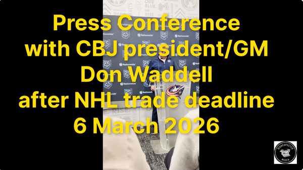 Video: Don Waddell NHL trade deadline press conference